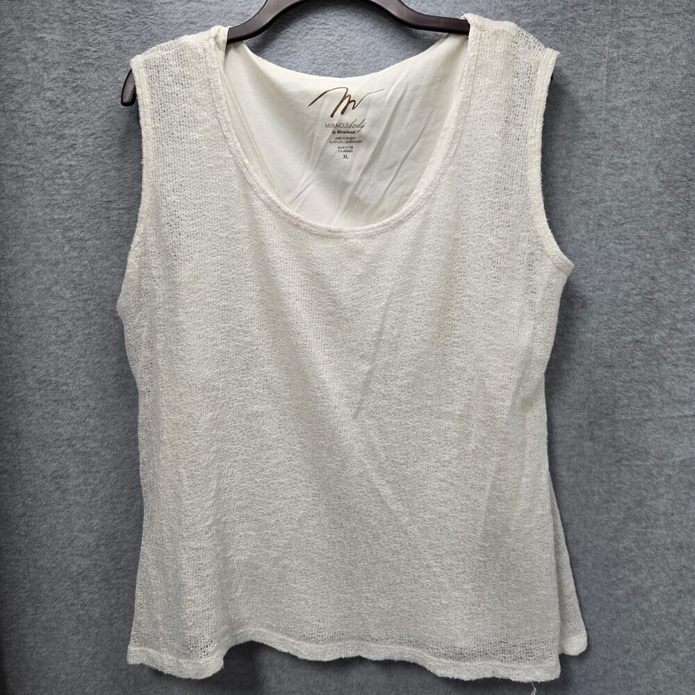 Miraclebody By Miraclesuit Body Shaping Layered Tank Size XL